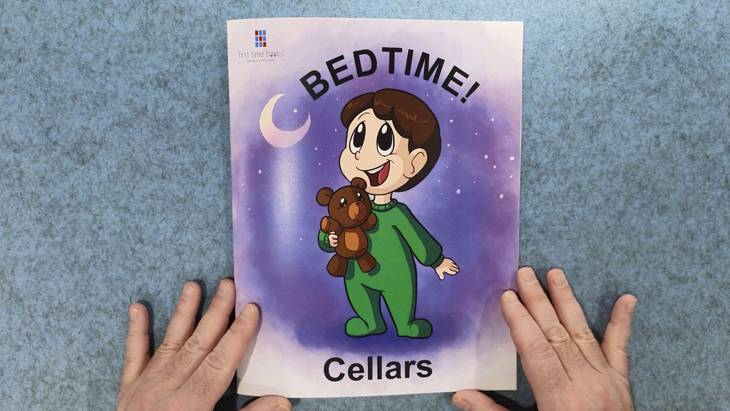 Cellar’s Bedtime Book - Personalized Children's Books - First Time Books