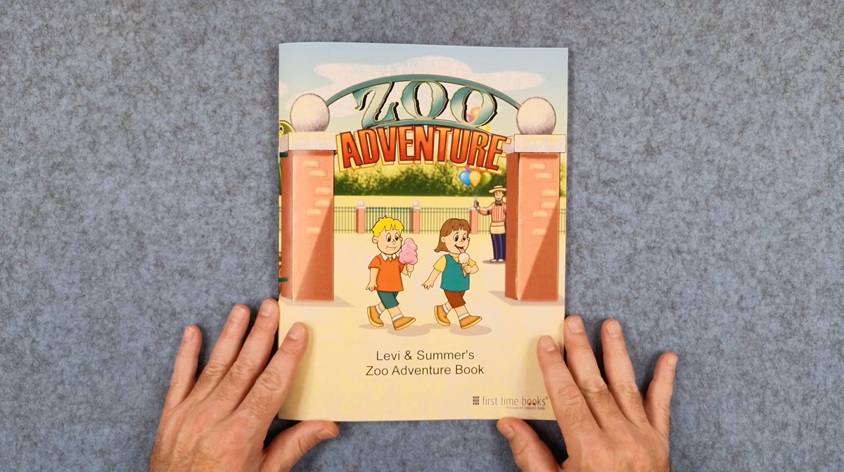 Levi & Summer’s Zoo Adventure Book: A Personalized Journey Through the Wild!