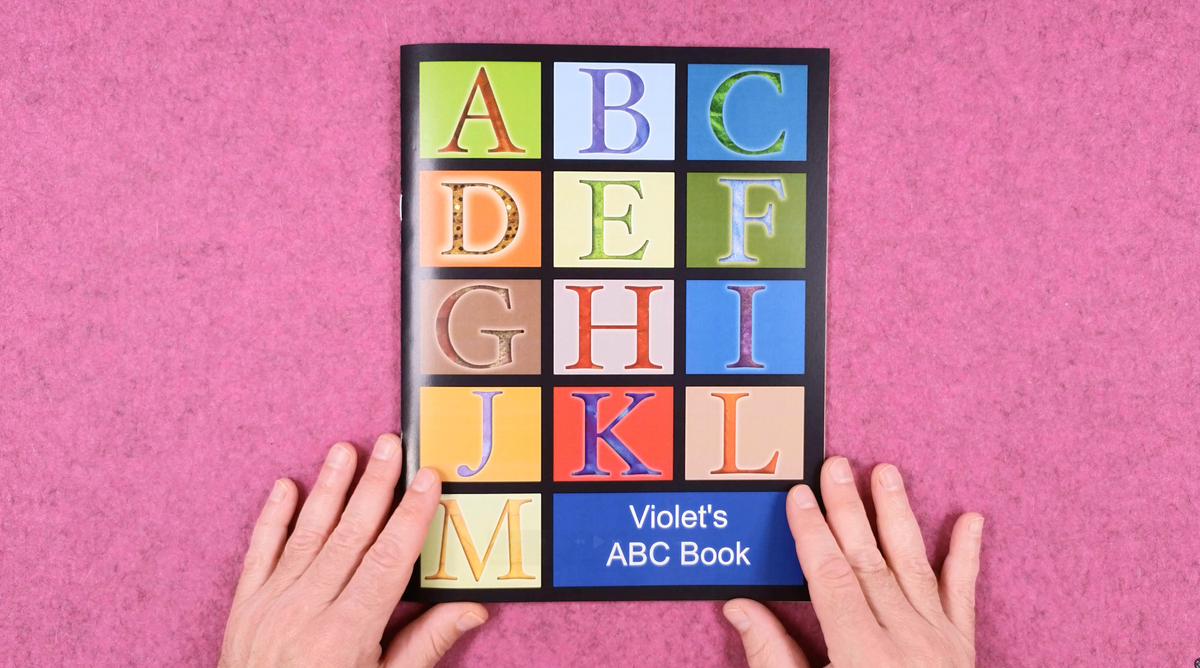 Violet’s Alphabet Adventure: A Customizable ABC Book