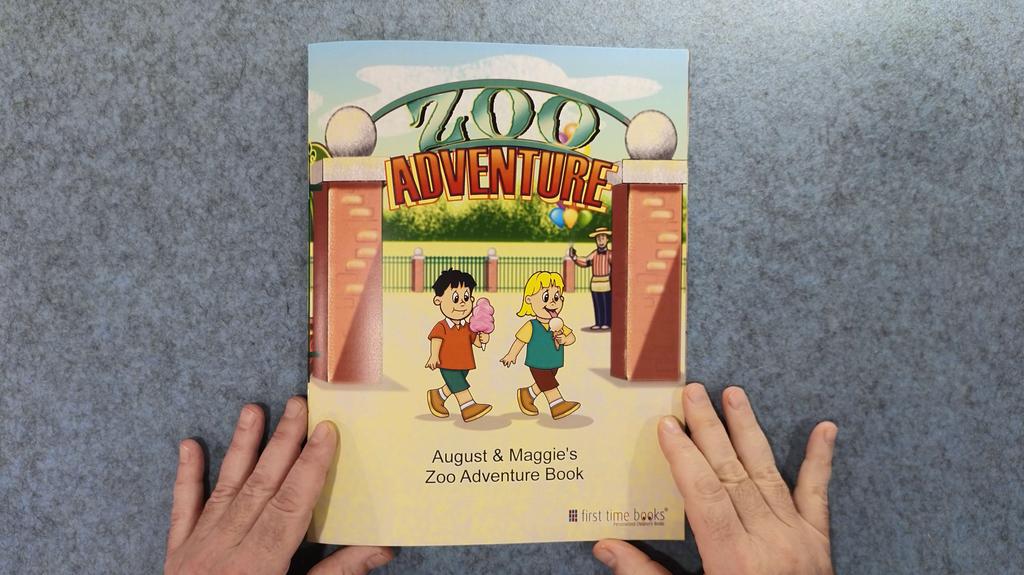 Introducing "August & Maggie's Zoo Adventure Book": The Perfect Personalized Gift for Kids!