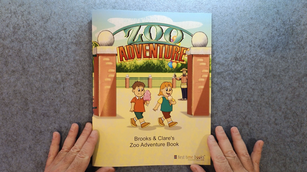 Brooks & Clare's Adventure at the Zoo - A Personalized Journey for Young Explorers!