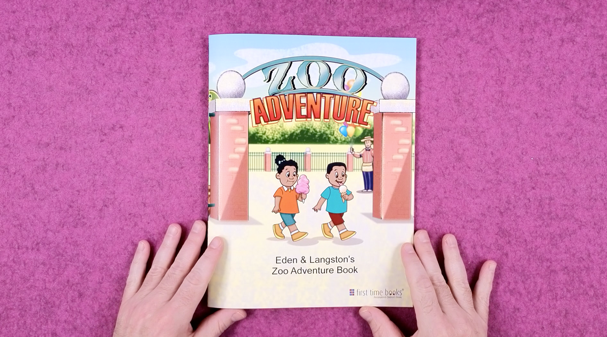 Eden & Langston’s Action-Packed Zoo Escape: A Personalized Book Experience