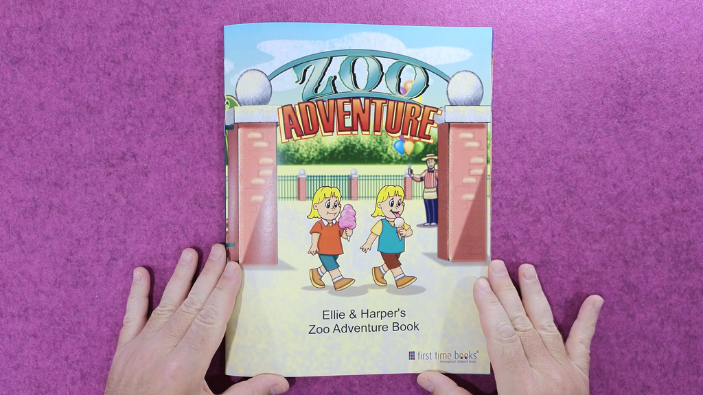 Discover the Magic of Customized Personalized Children's Books with Ellie & Harper's Zoo Adventure