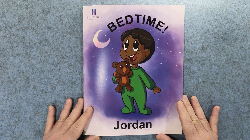 Jordan’s Bedtime Book - Personalized Children's Books - First Time Books