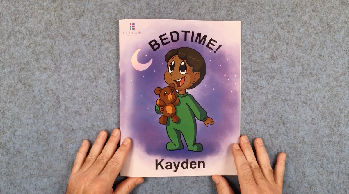 Bedtime for Kayden – A Personalized Book That Makes Bedtime Special