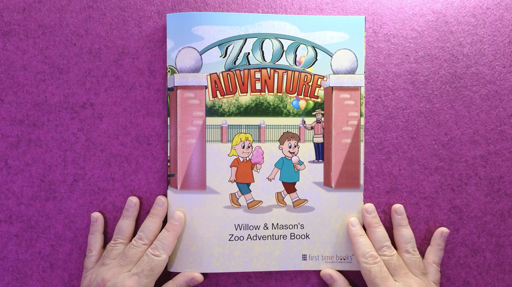 Dive into Adventure with "Willow & Mason's Zoo Adventure Book!