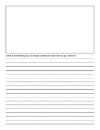 Ashwin's Writing Journal - PDF Download