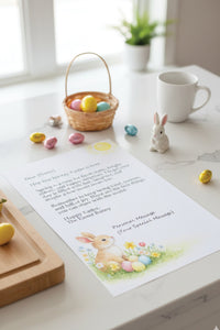 Personalized Easter Bunny Letter