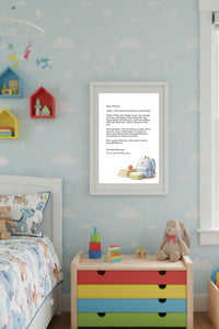 Personalized First Day of School Letter