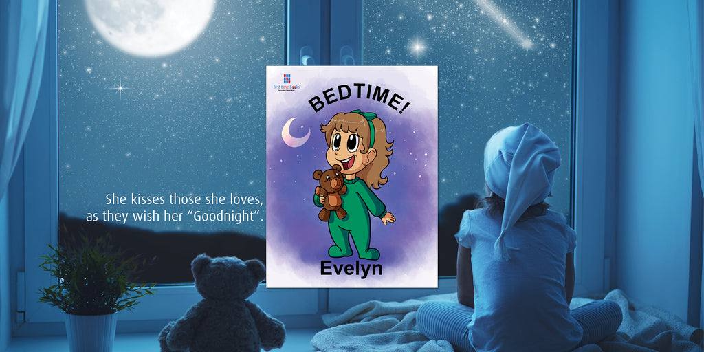 Personalized Children’s Bedtime Book with Customized Kid’s Name, Hair Color, Gender, and More | First Time Books
