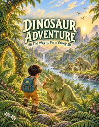 Dinosaur Adventure: The Way to Fern Valley — sample boy cover
