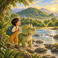 A colorful sample illustration from the journey to Fern Valley