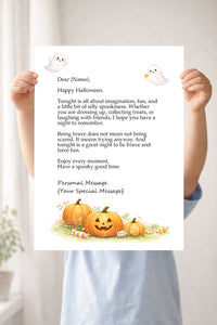 Personalized Halloween Letter