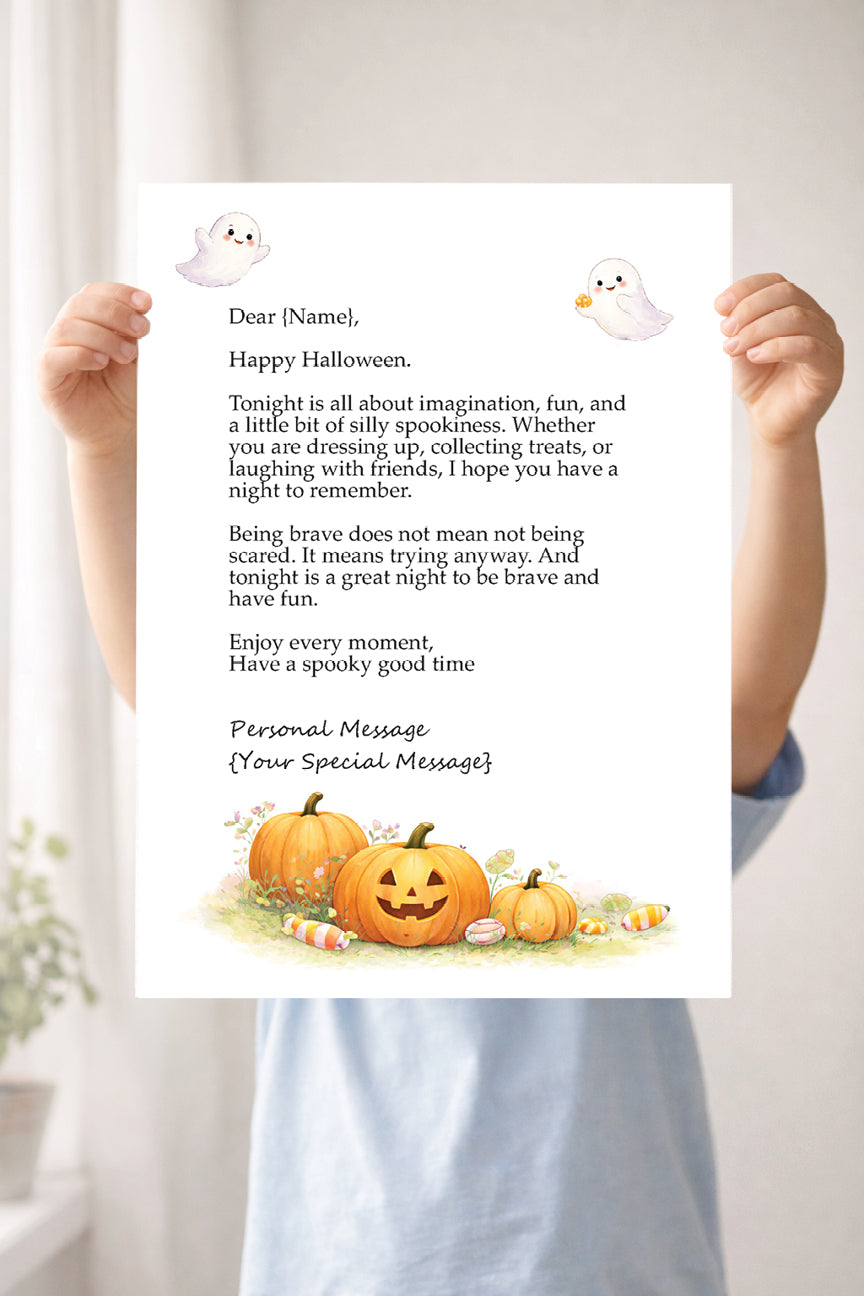 Personalized Halloween Letter