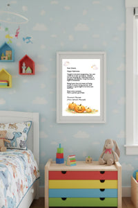 Personalized Halloween Letter
