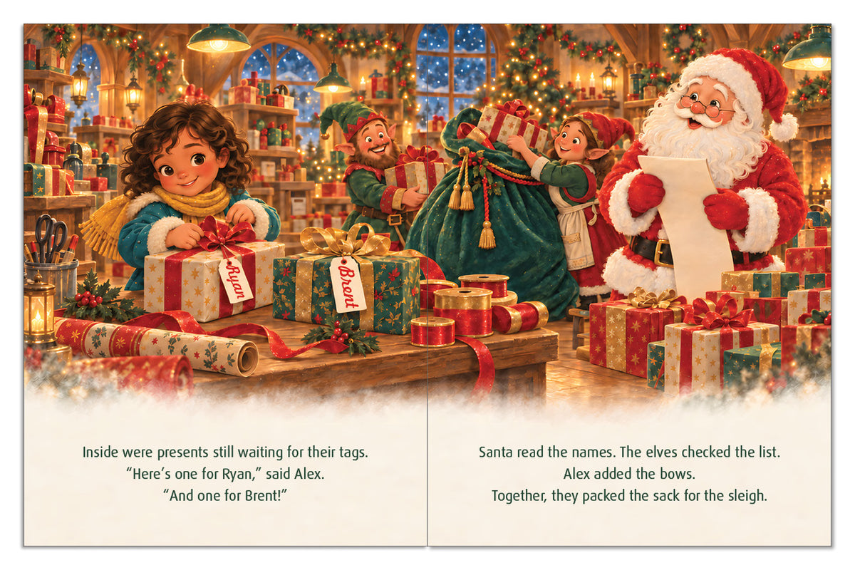 Personalized Christmas Adventure Book