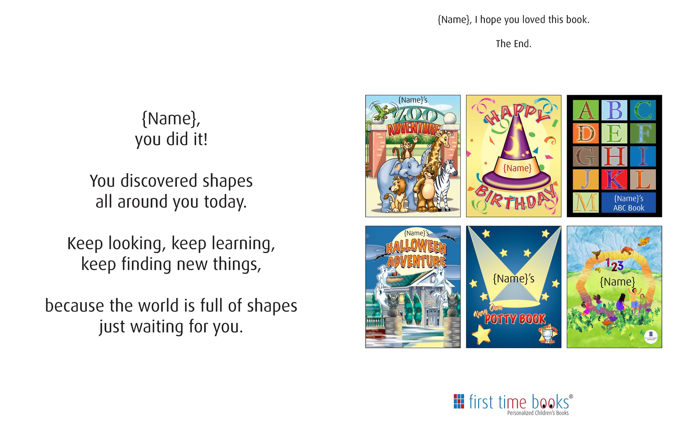 {Name}’s Wonderful World of Shapes – Personalized Children’s Book