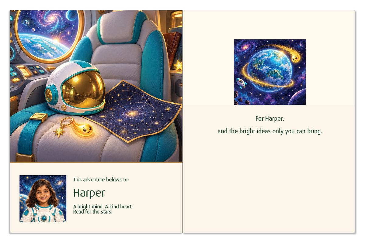 Personalized Space Adventure Book