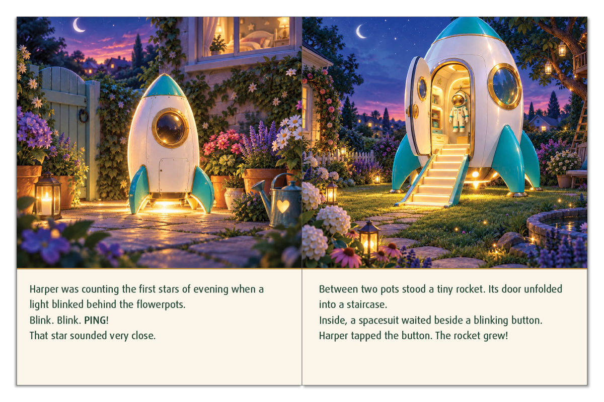 Personalized Space Adventure Book