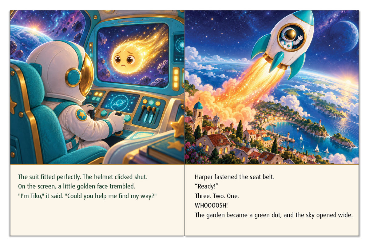 Personalized Space Adventure Book