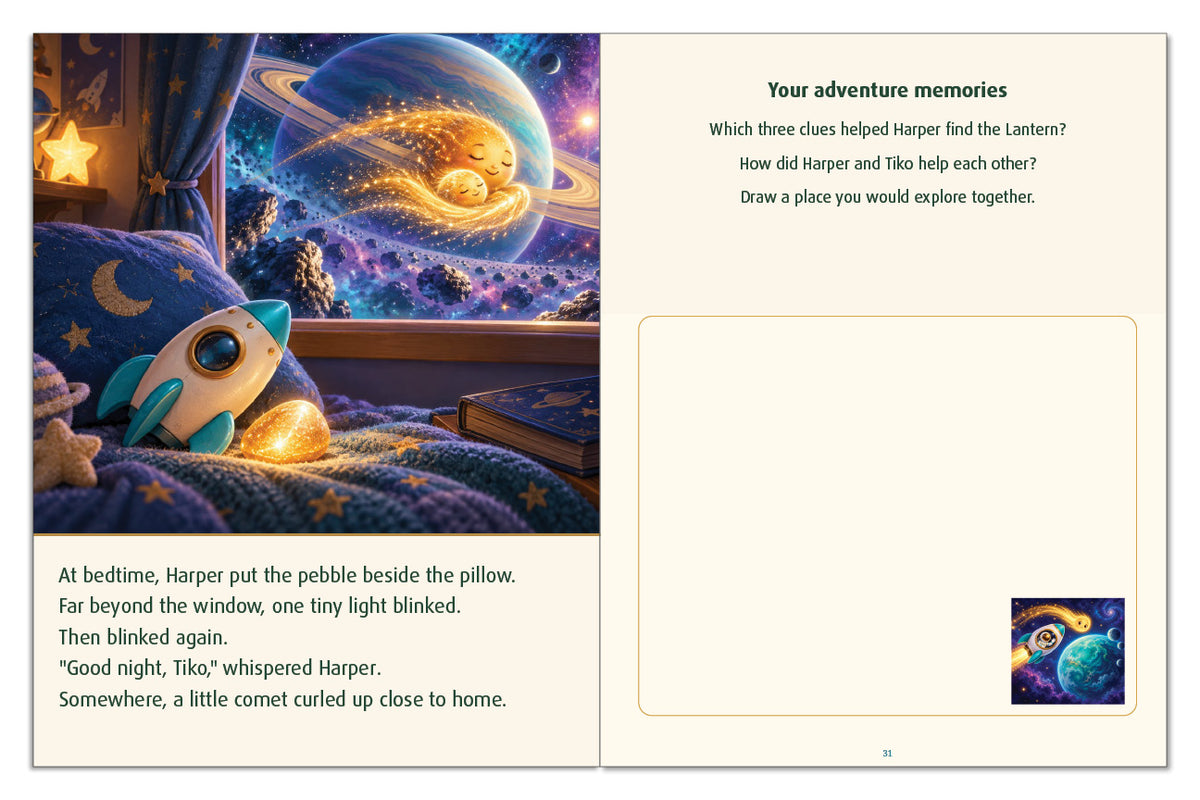 Personalized Space Adventure Book