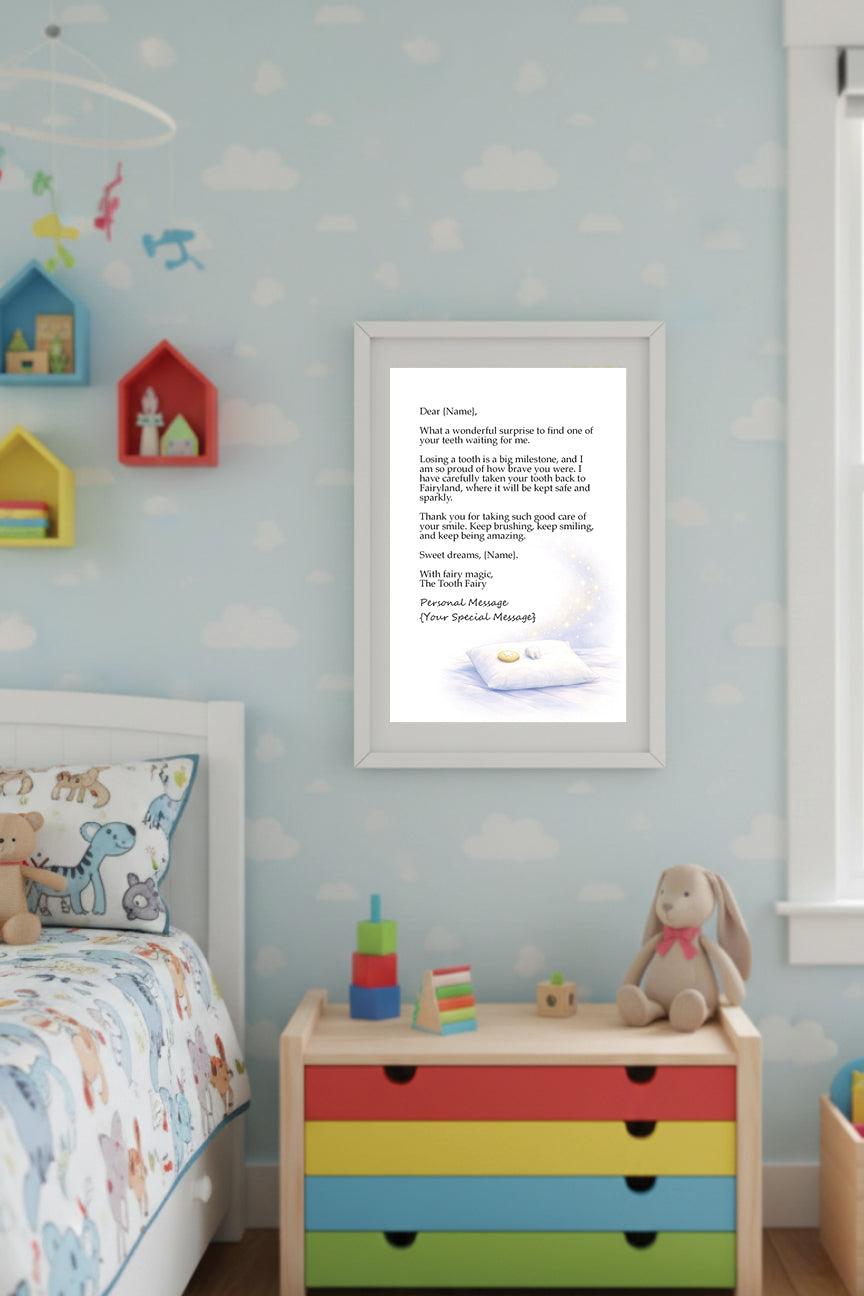 Personalized Tooth Fairy Letter