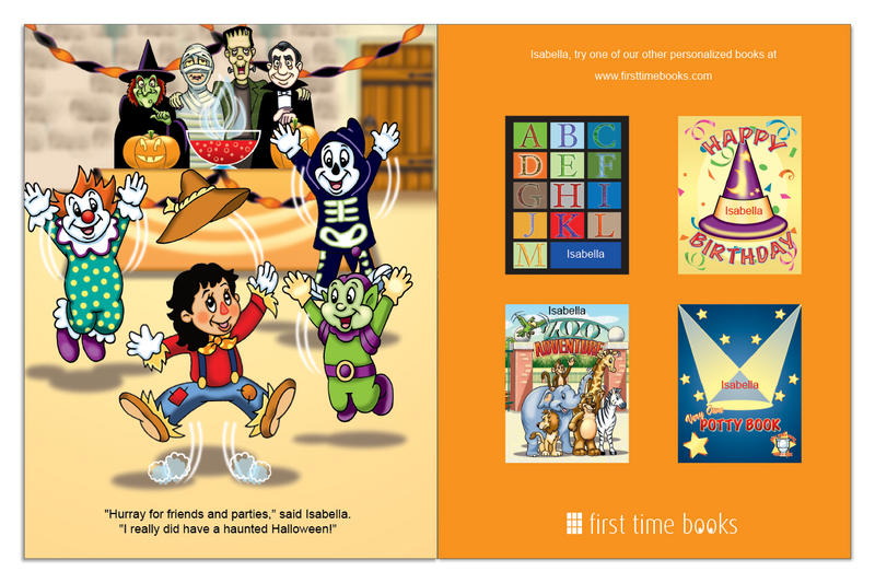 Personalized Halloween Adventure Book