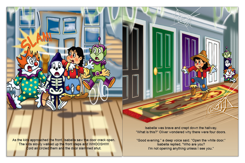 Personalized Halloween Adventure Book