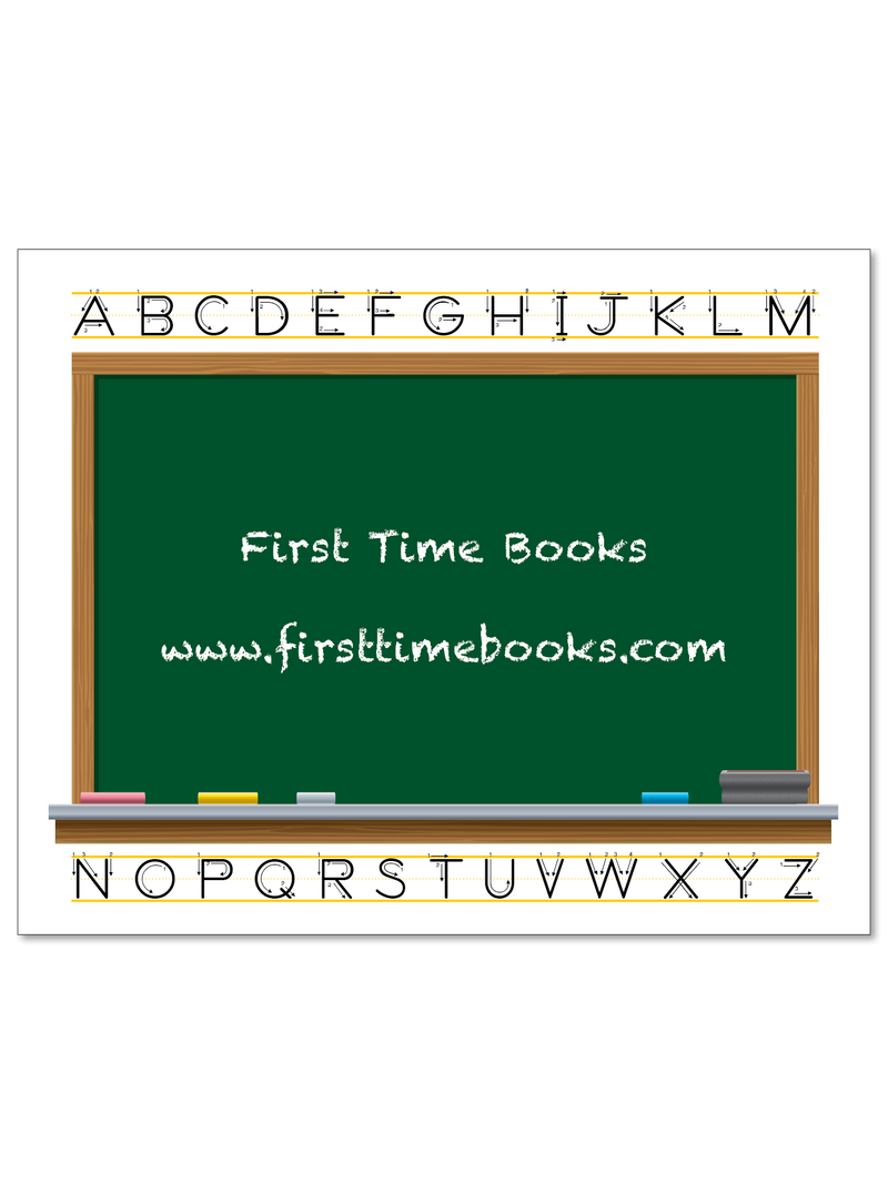 Personalized ABC Workbook – First Time Books Personalized ABC Workbook – First Time Books
