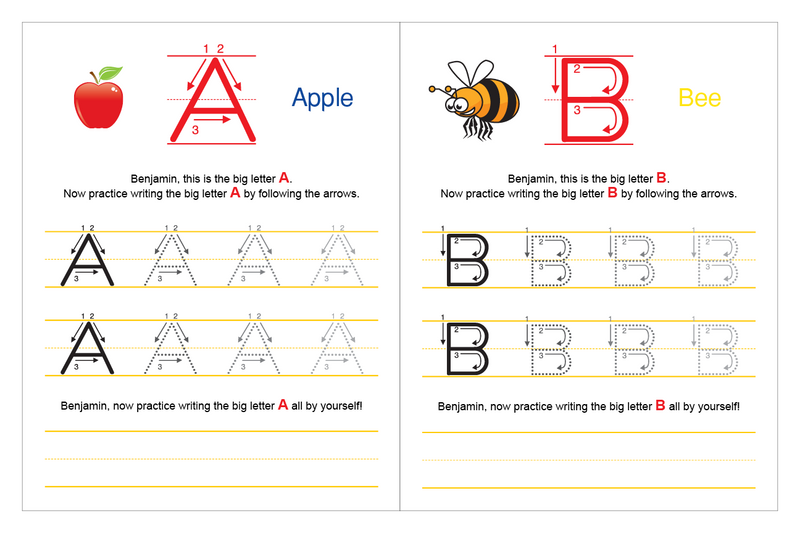 Personalized ABC Workbook