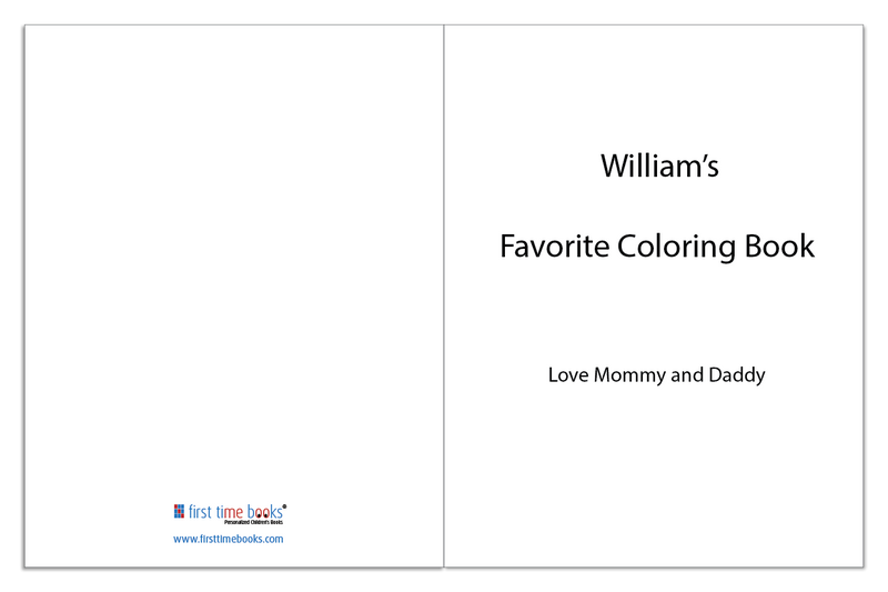 Personalized Coloring Book