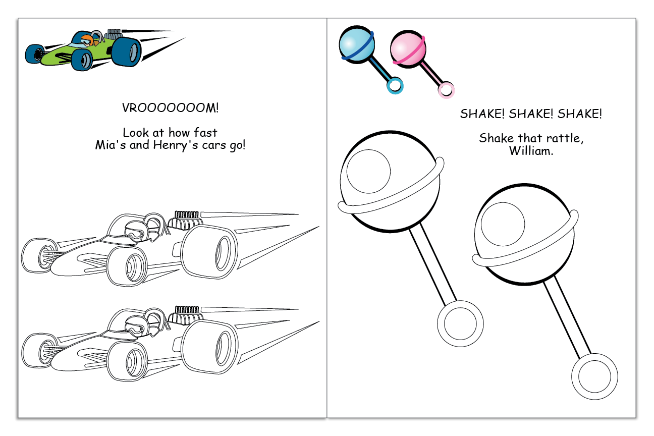 Personalized Coloring Book
