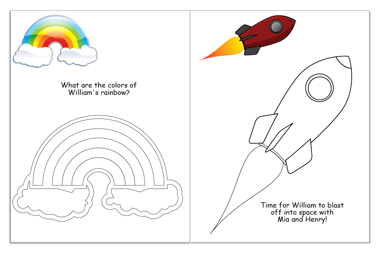 Personalized Coloring Book – First Time Books
