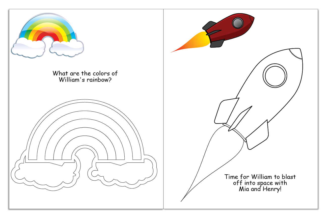 Personalized Coloring Book