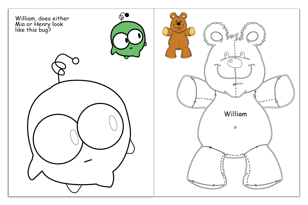 Personalized Coloring Book