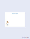 Personalized Note Cards for Boys