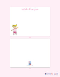 Personalized Note Cards for Girls