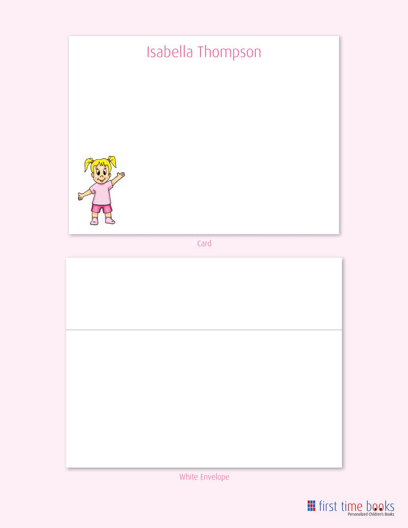 Personalized Note Cards for Girls