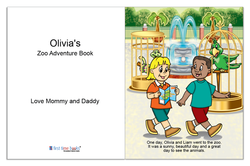 Zoo Adventure – Personalized Children’s Books